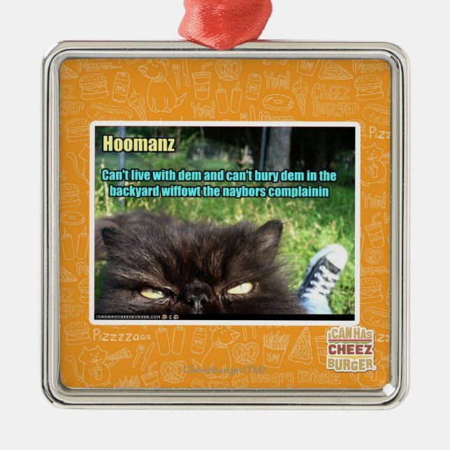 Ornamento De Metal Hoomanz (Frente)