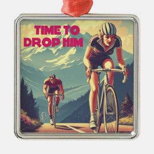 Ornamento De Metal Hora de Largá-lo de Ciclismo