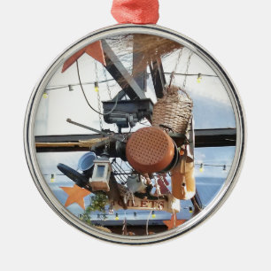 Ornamento De Metal Hora do inverno