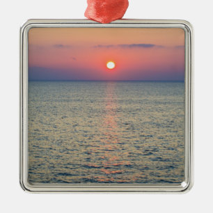 Ornamento De Metal Horizonte de Turquia, Mar Egeu no por do sol 2