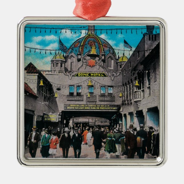 Ornamento De Metal Hotel da abóbada do cais do parque do oceano (Frente)