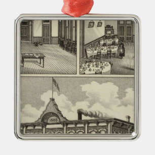 Ornamento De Metal Hotel Hicks, Stockton, Kansas