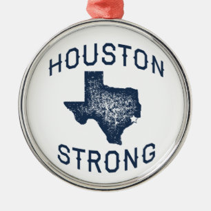 Ornamento De Metal Houston forte - Harvey