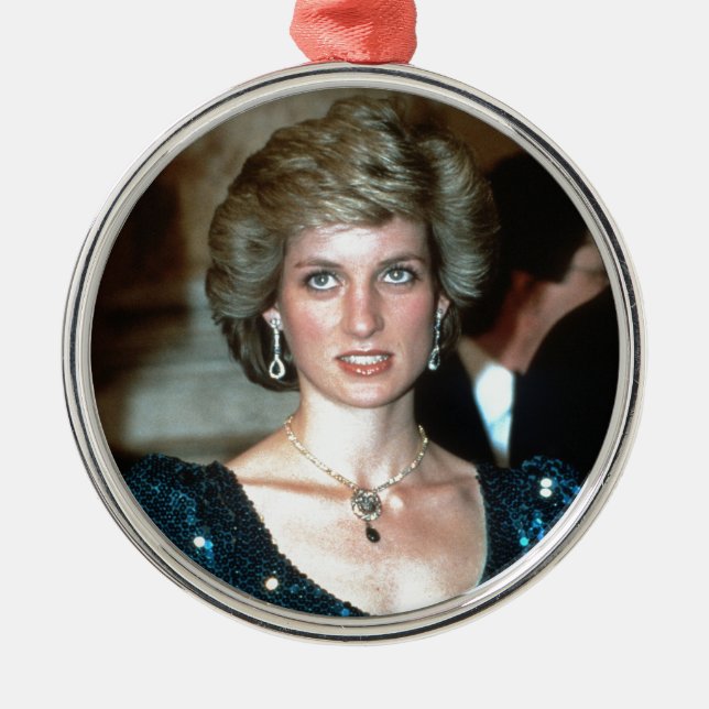 Ornamento De Metal HRH Princesa Diana Viena 1986 (Frente)