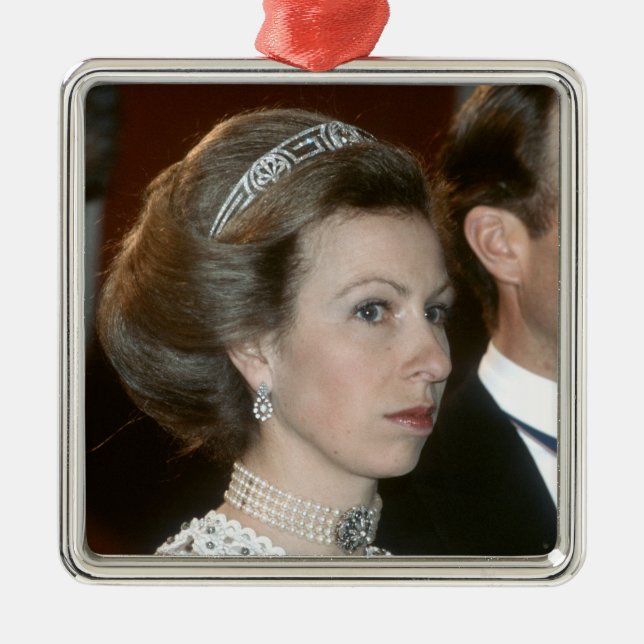 Ornamento De Metal HRH Princess Royal Xmas (Frente)