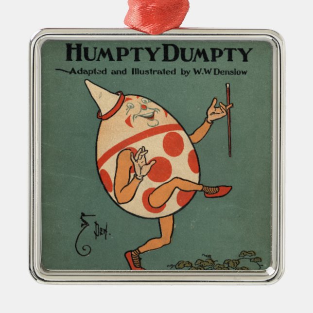 Ornamento De Metal Humpty Dumpty (Frente)