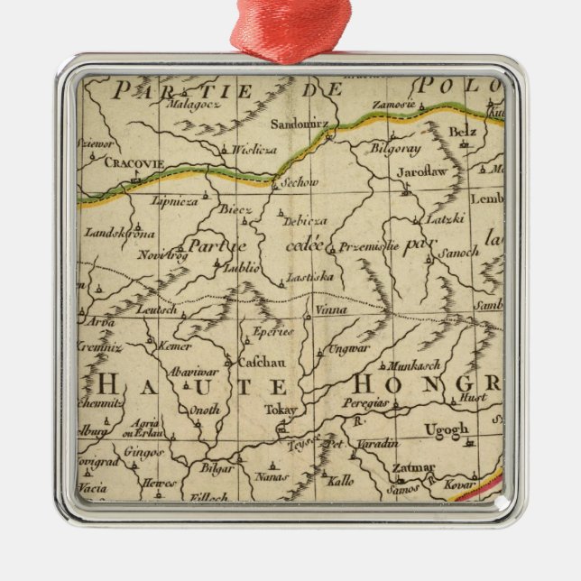 Ornamento De Metal Hungria 3 (Frente)