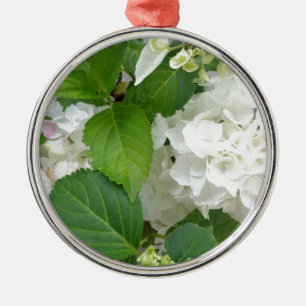 Ornamento De Metal Hydrangea Fllower Green Nature Jardins