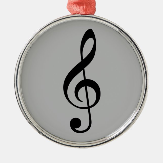 Ornamento De Metal ícone de clave tremor (Frente)