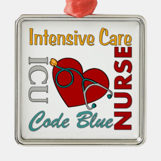 Ornamento De Metal ICU - Enfermeira