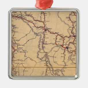 Ornamento De Metal Idaho 2