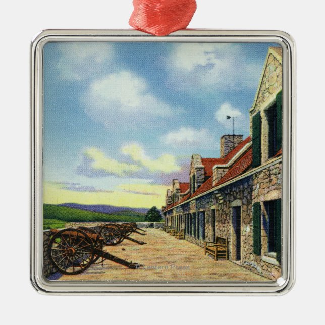 Ornamento De Metal Ideia da plataforma sul (Frente)