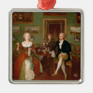 Ornamento De Metal Ideia de uma sala de estar, 1780