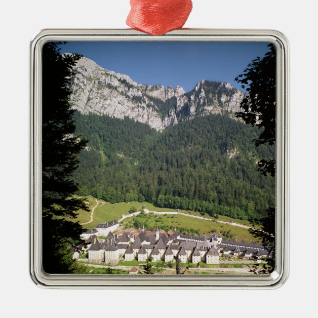 Ornamento De Metal Ideia do complexo do monastério (Frente)