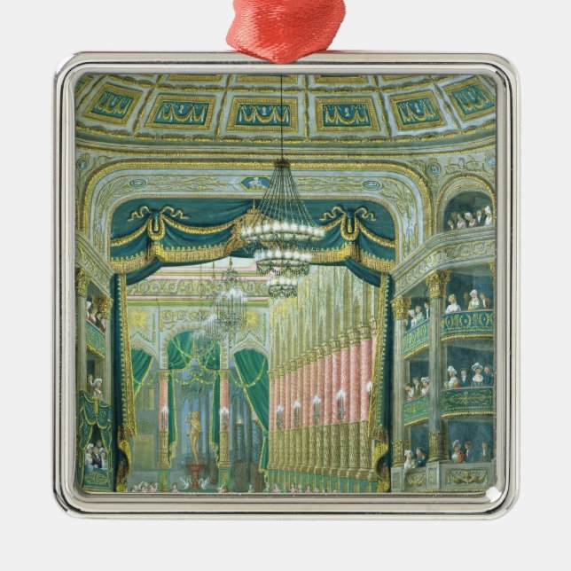 Ornamento De Metal Ideia do palco da ópera de Paris (Frente)