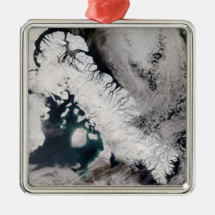 Ornamento De Metal Ilha de Bafim