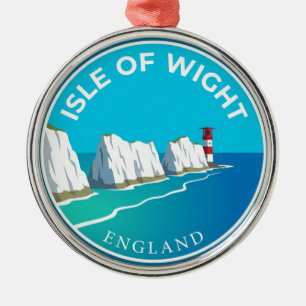 Ornamento De Metal Ilha de Wight Inglaterra