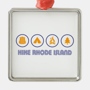Ornamento De Metal Ilha Hike Rhode