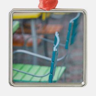 Ornamento De Metal Ilhas ABC, ARUBA, Palm Beach: Colorido Café 2