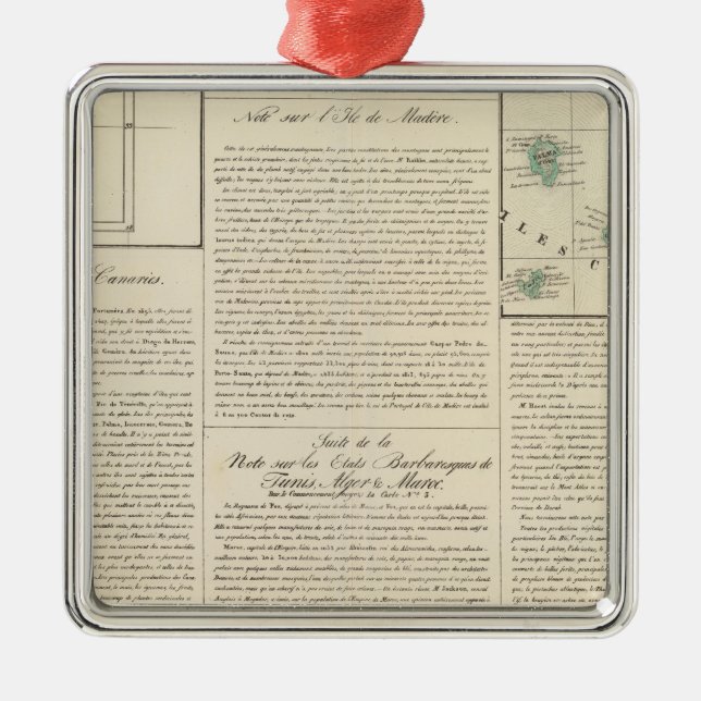 Ornamento De Metal Ilhas Canárias 5 (Frente)