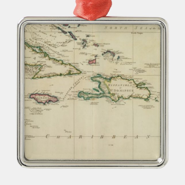 Ornamento De Metal Ilhas da Índia Ocidental 2 (Frente)