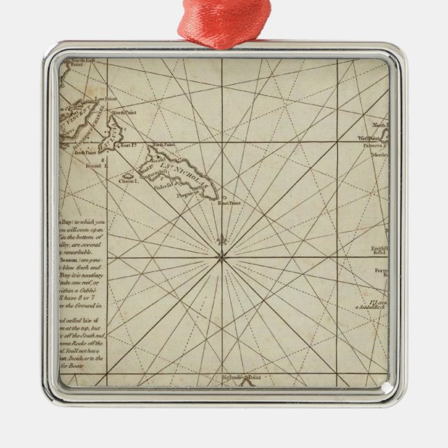 Ornamento De Metal Ilhas de Cabo Verde (Frente)