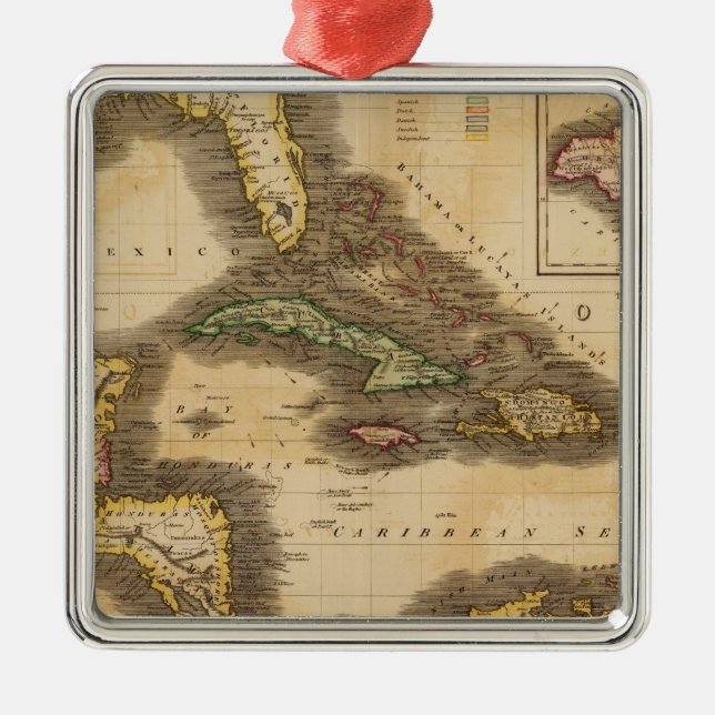 Ornamento De Metal Ilhas ocidentais de India (Frente)