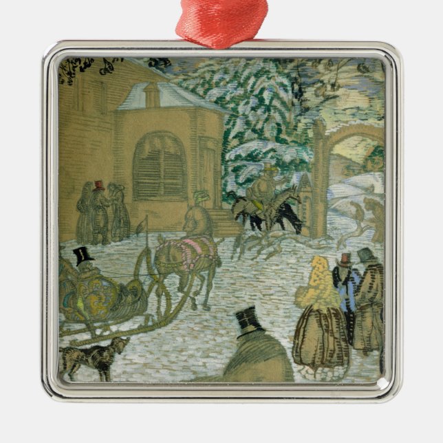 Ornamento De Metal Illustraton para "Dubrovsky", por Alexander (Frente)