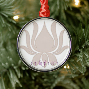 Ornamento De Metal Iluminar o Lotus