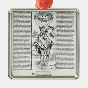 Ornamento De Metal Ilustração da sífilis, 1496