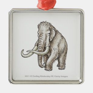 Ornamento De Metal Ilustração de um mammoth