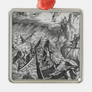 Ornamento De Metal Ilustração "do Aeneid" por Virgil