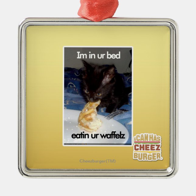 Ornamento De Metal Im na cama do ur (Frente)