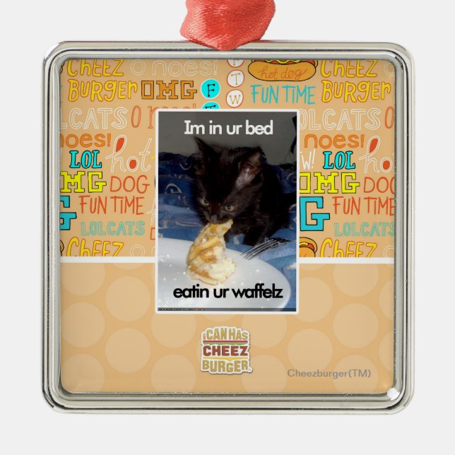 Ornamento De Metal Im na cama do ur (Frente)