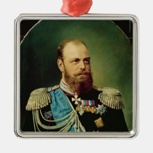 Ornamento De Metal Imperador Alexander III