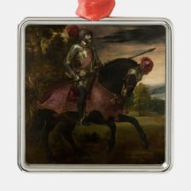 Imperador Charles V em Horseback (por Titian)