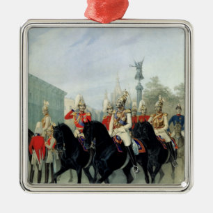 Ornamento De Metal Imperador Nicholas mim e duque grande Alexander