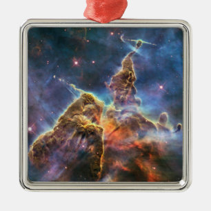 Ornamento De Metal Impressão da Nebulosa Carina