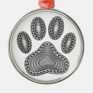 Ornamento De Metal Impressão de abstrato Tinta