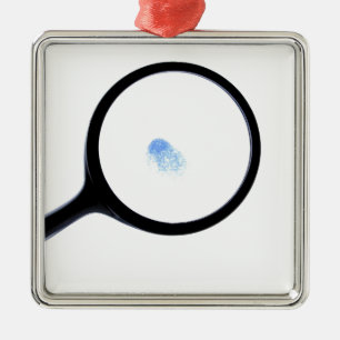 Ornamento De Metal Impressão digital de CSI