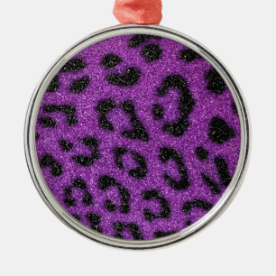 Ornamento De Metal Impressão roxo na moda bonito feminino da chita d