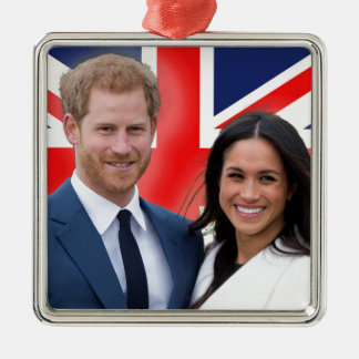 Ornamento De Metal Impressionante! Prince Harry e Meghan Markle