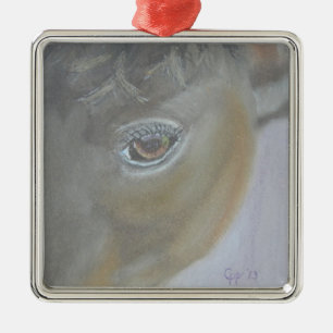 Ornamento De Metal Impulsione meu ego - pintura do cavalo