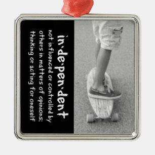 Ornamento De Metal Independência a Longo Prazo