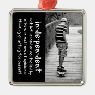 Ornamento De Metal Independência a Longo Prazo