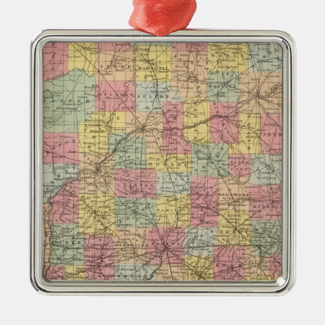 Ornamento De Metal Indiana (Frente)