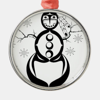ORNAMENTO DE METAL INDIANO HOLLIDAYS DO BONECO DE NEVE