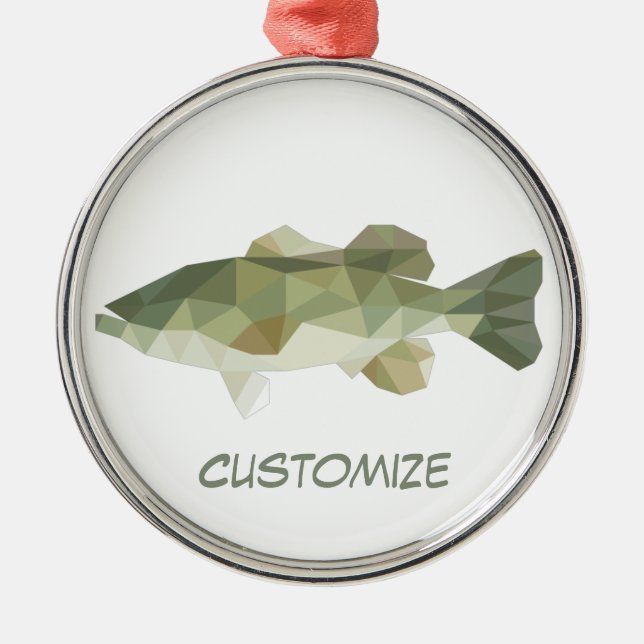 Ornamento De Metal Indo pescar Thunder_Cove (Frente)