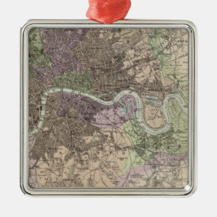 Ornamento De Metal Inglaterra e País de Gales - Cidades, portos e po