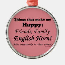 Inglês Horn me faz feliz